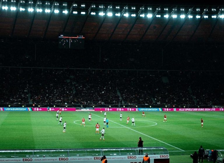 Die Deutsche Nationalmannschaft spielte im Olympiastadion gegen die Türkei.